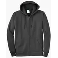 Port & Co Tall Essential Fleece Full-Zip Hooded Sweatshirt — view 4