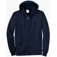 Port & Co Tall Essential Fleece Full-Zip Hooded Sweatshirt — view 6