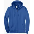 Port & Co Tall Essential Fleece Full-Zip Hooded Sweatshirt — view 8