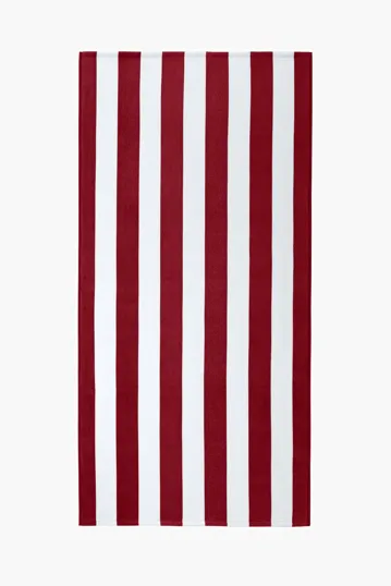 Port Authority Value Cabana Stripe Beach Towel — view 6