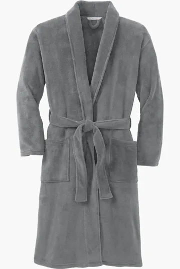 Port Authority Plush Microfleece Shawl Collar Robe — view 2