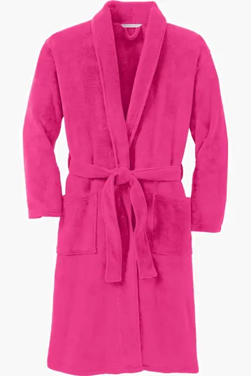 Port Authority Plush Microfleece Shawl Collar Robe — view 4