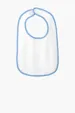 Rabbit Skins Infant Contrast Trim Terry Bib — view 3