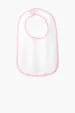 Rabbit Skins Infant Contrast Trim Terry Bib — view 5