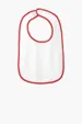 Rabbit Skins Infant Contrast Trim Terry Bib — view 6
