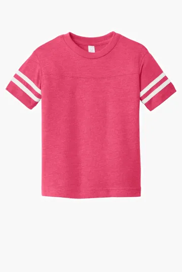 Rabbit Skins Toddler Football Fine Jersey Tee — view 2