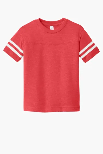 Rabbit Skins Toddler Football Fine Jersey Tee — view 3