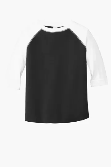Rabbit Skins Toddler Baseball Fine Jersey Tee — view 2