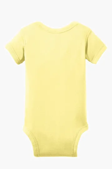 Rabbit Skins Infant Short Sleeve Baby Rib Bodysuit — view 19