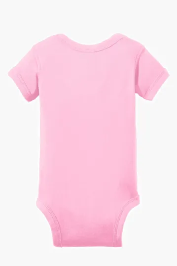 Rabbit Skins Infant Short Sleeve Baby Rib Bodysuit — view 30