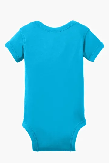 Rabbit Skins Infant Short Sleeve Baby Rib Bodysuit — view 34