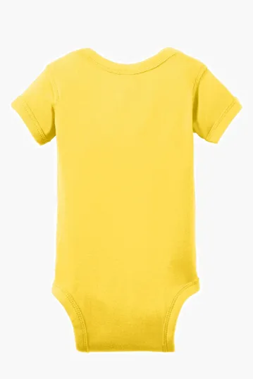 Rabbit Skins Infant Short Sleeve Baby Rib Bodysuit — view 36
