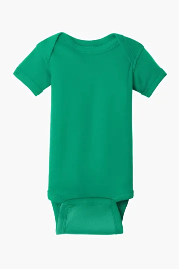 Rabbit Skins Infant Short Sleeve Baby Rib Bodysuit — view 7