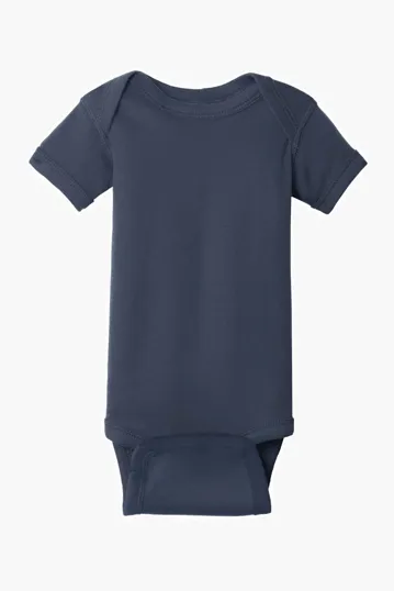 Rabbit Skins Infant Short Sleeve Baby Rib Bodysuit — view 10