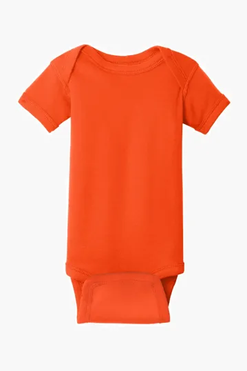 Rabbit Skins Infant Short Sleeve Baby Rib Bodysuit — view 11