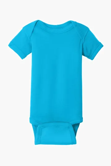 Rabbit Skins Infant Short Sleeve Baby Rib Bodysuit — view 16