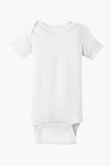 Rabbit Skins Infant Short Sleeve Baby Rib Bodysuit — view 17