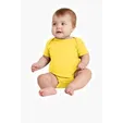 Rabbit Skins Infant Short Sleeve Baby Rib Bodysuit