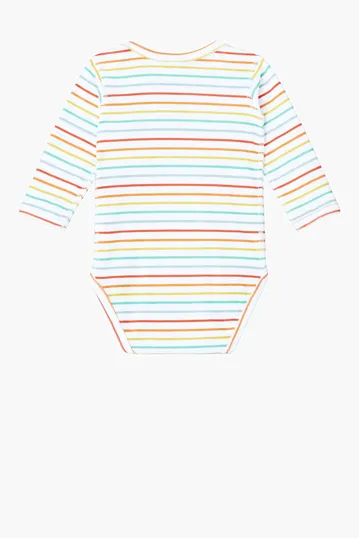 Rabbit Skins Infant Long Sleeve Jersey Bodysuit — view 8