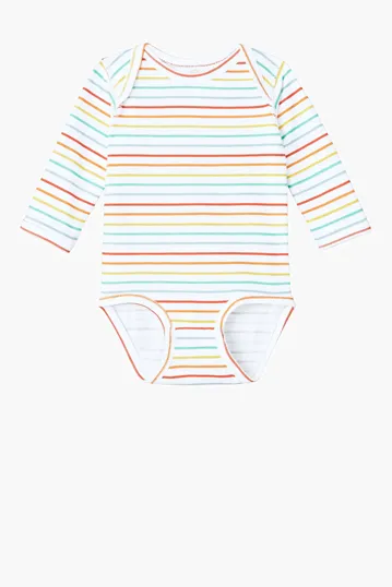 Rabbit Skins Infant Long Sleeve Jersey Bodysuit — view 4