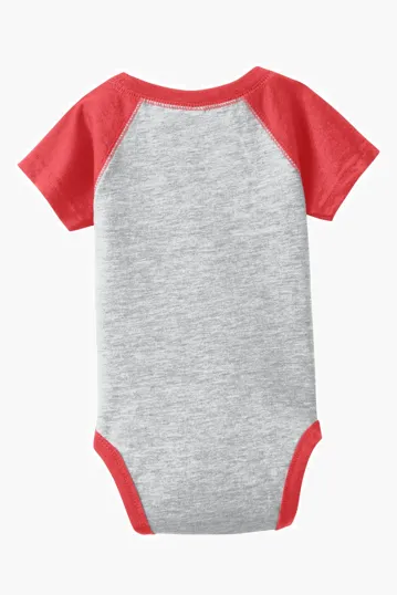 Rabbit Skins Infant Baseball Fine Jersey Bodysuit — view 7
