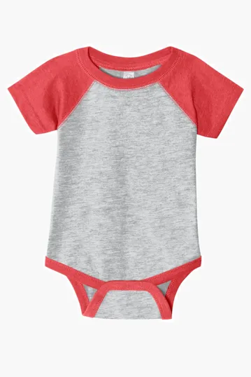 Rabbit Skins Infant Baseball Fine Jersey Bodysuit — view 3