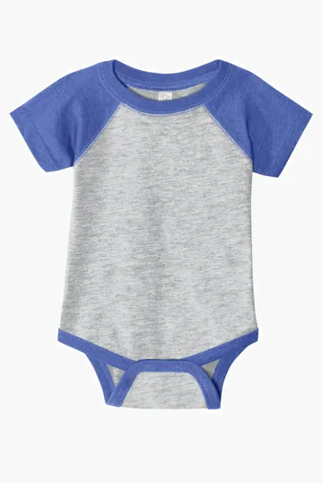 Rabbit Skins Infant Baseball Fine Jersey Bodysuit — view 4