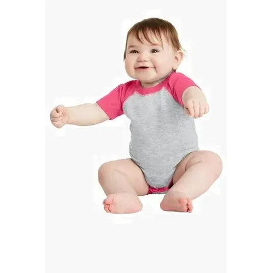 Rabbit Skins Infant Baseball Fine Jersey Bodysuit