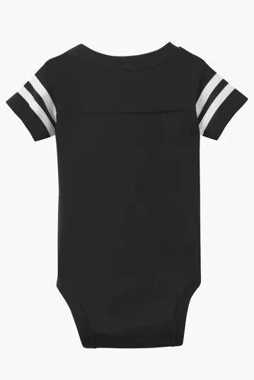 Rabbit Skins Infant Football Fine Jersey Bodysuit — view 7