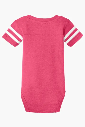 Rabbit Skins Infant Football Fine Jersey Bodysuit — view 8