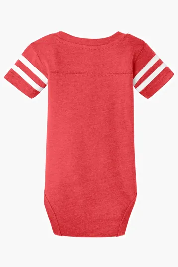 Rabbit Skins Infant Football Fine Jersey Bodysuit — view 9
