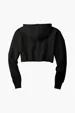 Champion Women's Reverse Weave Cropped Cut-Off Hooded Sweatshirt — view 6