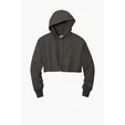 Champion Women's Reverse Weave Cropped Cut-Off Hooded Sweatshirt — view 3