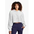 Champion Women's Reverse Weave Cropped Cut-Off Hooded Sweatshirt