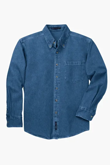 Port Authority Heavyweight Denim Shirt — view 2