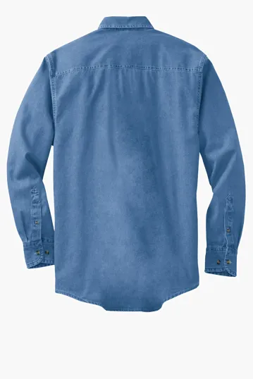 Port Authority Long Sleeve Denim Shirt — view 3