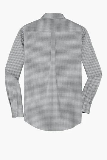 Port Authority Plaid Pattern Easy Care Shirt — view 6