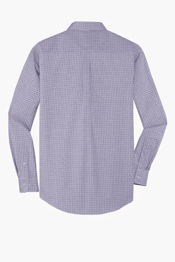 Port Authority Plaid Pattern Easy Care Shirt — view 8