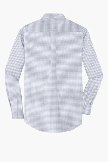 Port Authority Plaid Pattern Easy Care Shirt — view 9