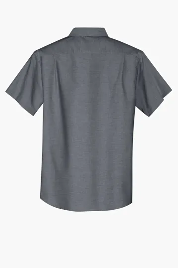 Port Authority Short Sleeve SuperPro Oxford Shirt — view 6
