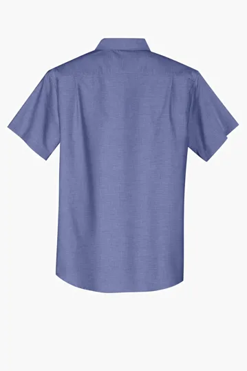 Port Authority Short Sleeve SuperPro Oxford Shirt — view 7