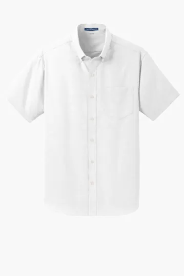 Port Authority Short Sleeve SuperPro Oxford Shirt — view 5