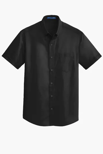 Port Authority Short Sleeve SuperPro Twill Shirt — view 2