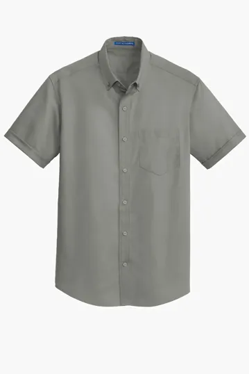 Port Authority Short Sleeve SuperPro Twill Shirt — view 3