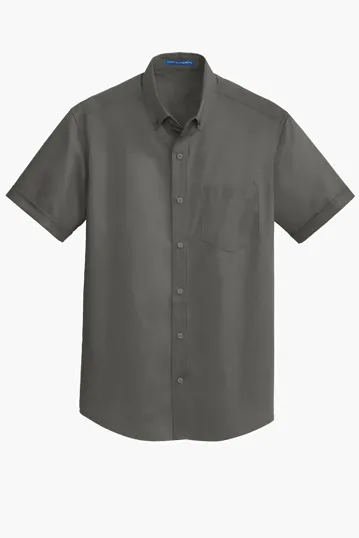 Port Authority Short Sleeve SuperPro Twill Shirt — view 4