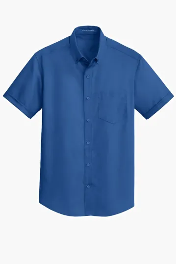 Port Authority Short Sleeve SuperPro Twill Shirt — view 5