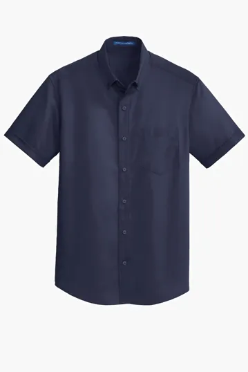 Port Authority Short Sleeve SuperPro Twill Shirt — view 6