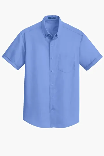 Port Authority Short Sleeve SuperPro Twill Shirt — view 7