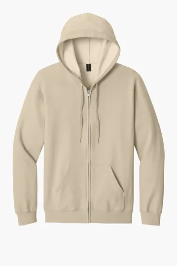 Gildan Softstyle Midweight Fleece Full-Zip Hooded Sweatshirt — view 6