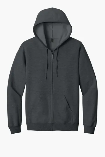 Gildan Softstyle Midweight Fleece Full-Zip Hooded Sweatshirt — view 14
